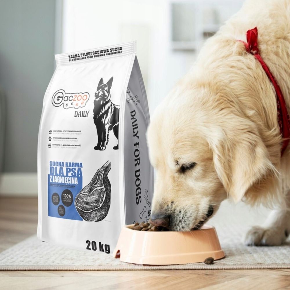 Gaczoo DAILY karma sucha dla psa Jagnięcina 20kg